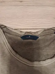 Vorschaubild 7 von Herren T-Shirt Gr. L Grün Gestreift Brusttasche Baumwolle