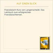 Vorschaubild 2 von Langenscheidt Französisch lernen Sprachkurs Lehrbuch Hardcover Deutsch