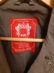 Vorschaubild 8 von EDC Damen Leichte Jacke Gr. L Oliv Casual Baumwolle Übergangsjacke