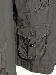 Vorschaubild 3 von EDC Damen Leichte Jacke Gr. L Oliv Casual Baumwolle Übergangsjacke