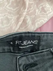 Vorschaubild 4 von Damen Destroyed Jeans Hose Grau S Streetwear