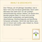 Vorschaubild 3 von The Rosie Effect von Graeme Simsion Gesellschaftsroman Taschenbuch Englisch