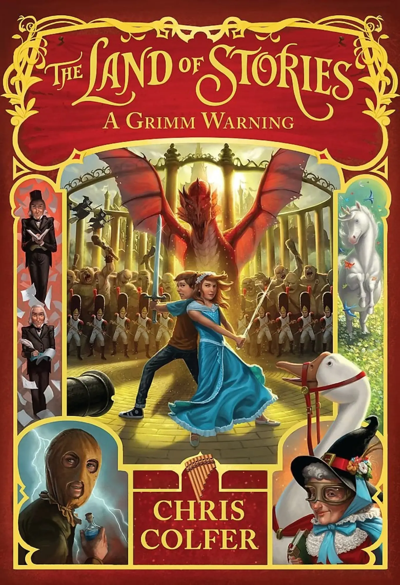 Land of Stories: A Grimm Warning Chris Colfer Abenteuerroman Hardcover englisch