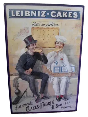 H. BAHLSEN Blechschild