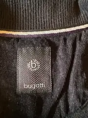 Vorschaubild 4 von Herren Pullover Gr. 38 Schwarz Casual Stehkragen Reißverschluss