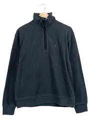 Vorschaubild 1 von Herren Pullover Gr. 38 Schwarz Casual Stehkragen Reißverschluss