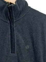 Vorschaubild 6 von Herren Pullover Gr. 38 Schwarz Casual Stehkragen Reißverschluss
