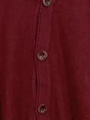 Vorschaubild 4 von Herren Strickjacke V-Ausschnitt Rot Gr. 52 XL Baumwolle Klassisch