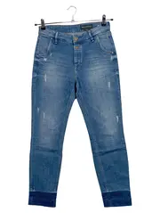 Vorschaubild 1 von Destroyed Jeans Damen Blau W27 L25 Casual Baumwolle