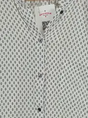 Vorschaubild 3 von Damen Hemdbluse XS Weiß Grafisch Casual Viskose Langarm