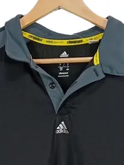 Vorschaubild 5 von Herren Poloshirt Climacool Funktionsshirt Schwarz Grau Gr. L