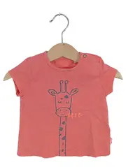 Vorschaubild 1 von Baby T-Shirt Mädchen Giraffe Gr. 74 Rosa Lachsfarben UV30