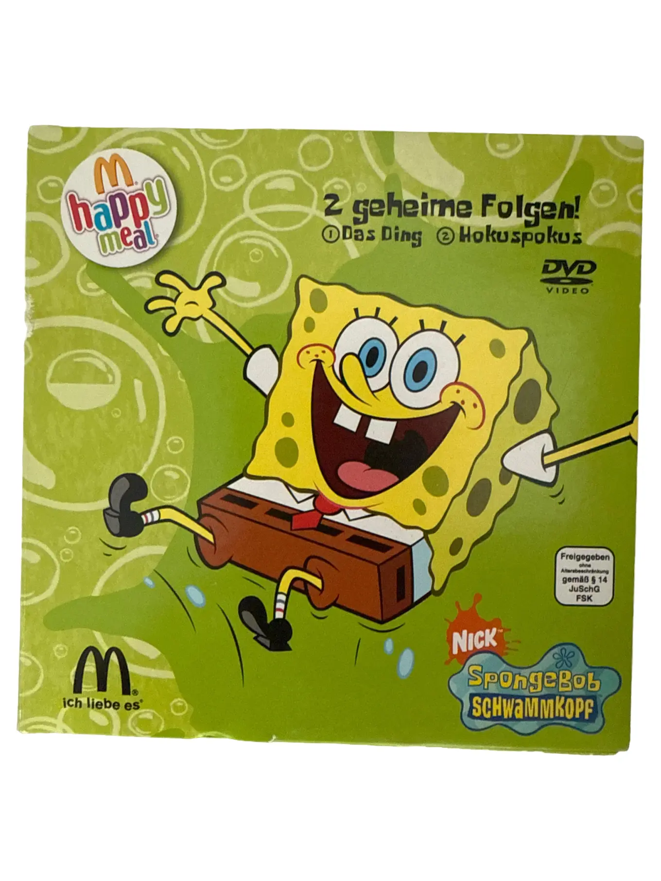 Spongebob Schwammkopf DVD Animationsfilm 2 geheime Folgen Das Ding Hokuspokus