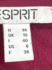Vorschaubild 4 von Damen Blusenkleid Gr. 36 S Rot Viskose Hemdblusenkleid Casual