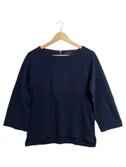 Vorschaubild 1 von Damen Pullover Blau Gr. 34/XS Strukturmuster