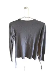 Vorschaubild 2 von Kinder Wickelpullover Gr. 152 Grau Langarm Casual