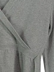 Vorschaubild 4 von Kinder Wickelpullover Gr. 152 Grau Langarm Casual
