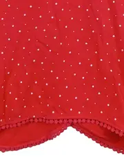 Vorschaubild 3 von Kinder T-Shirt Rot Gr. 152 Punkte Kirschen Applikation Baumwolle