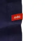 Vorschaubild 4 von EDC Damen T-Shirt Baumwolle Kurzarm Grafik Blau Gr. 38 M Freizeit