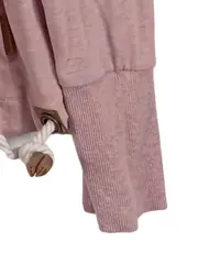 Vorschaubild 4 von Damen Langarmshirt Gr. 40/L Rosa Casual Meliert Baumwolle