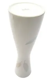Vorschaubild 2 von Vase Porzellan Weiß Blätter Elegant Skandinavisch 22cm