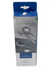 Vorschaubild 1 von Daily Line Spaghetti Besteck Set 4-tlg. Edelstahl Silber