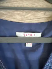 Vorschaubild 3 von Damen Freizeitkleid Gr. 36 S Blau Casual Viskose Muster