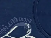 Vorschaubild 3 von EDC Damen T-Shirt Gr. 40/L Blau Casual Print Herz