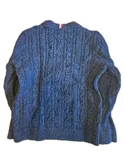 Vorschaubild 3 von Kinder Pullover Zopfstrick Gr. 128 Blau Navy