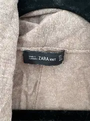 Vorschaubild 2 von Strickjacke Cardigan Damen Langarm Beige Meliert Gr. S