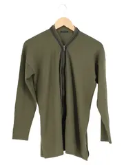 Vorschaubild 1 von WOMEN Damen Strickjacke Gr. 40/L Grün Casual Wolle Reißverschluss