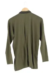 Vorschaubild 2 von WOMEN Damen Strickjacke Gr. 40/L Grün Casual Wolle Reißverschluss