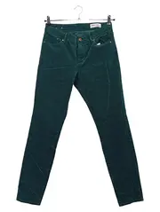 Vorschaubild 1 von Cordhose Damen Gr. 32 Grün Casual Hose