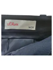 Vorschaubild 4 von Damen Anzughose Business Blau Gr. 38 Elegant Baumwolle Mix