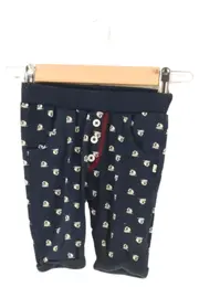 Vorschaubild 1 von BABY Baby Jogginghose Gr. 68 Blau Segelboot-Motiv Casual Baumwolle