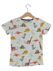 Vorschaubild 1 von Kinder T-Shirt Dinosaurier-Print Gr. 80 Mehrfarbig Baumwolle