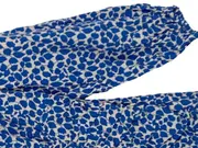 Vorschaubild 5 von Freizeitkleid Blumenmuster Raffungen Rüschen Blau Gr. 36/S