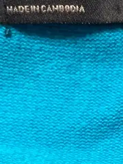 Vorschaubild 6 von Damen Strickjacke Gr. M Türkis Cardigan 3/4-Arm Baumwolle