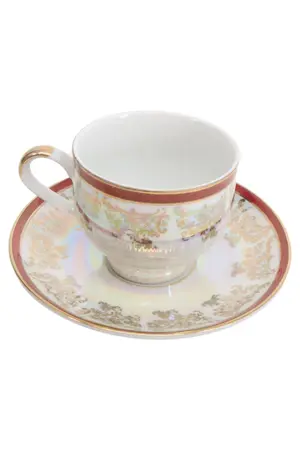GRAF VON HENNEBERG Tasse und Unterteller