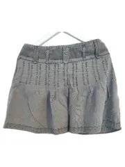 Vorschaubild 5 von Rock mit Bindegürtel Cargo Shorts Damen Grau 38 Lyocell