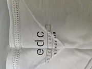 Vorschaubild 3 von EDC Damen T-Shirt Sternenprint Gr. 40/L Weiß Casual Baumwolle