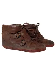 Vorschaubild 1 von LIEBESKIND Damen Sneaker high 40 Braun Vintage Casual Wedge Schnallen