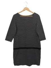 Vorschaubild 1 von MARC O POLO Blusenkleid Damen 40/L Schwarz Grafisch Tunikakleid