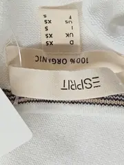 Vorschaubild 3 von Damen Pullover Gr. 34;XS Weiß Baumwolle Strukturmuster