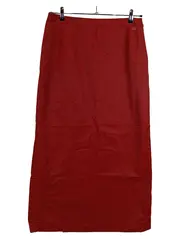 Vorschaubild 1 von Damen Wickelrock Gr. 42 Rot Business Baumwolle