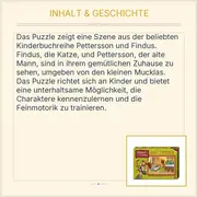 Vorschaubild 3 von Puzzle Pettersson und Findus 100 Teile Kinderpuzzle 36x24cm NEU