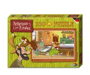 Vorschaubild 1 von Puzzle Pettersson und Findus 100 Teile Kinderpuzzle 36x24cm NEU