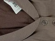 Vorschaubild 3 von Damen Anzugweste Gr. 38/M Braun Gestreift Business Weste