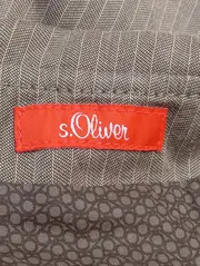 Vorschaubild 6 von Damen Anzugweste Gr. 38/M Braun Gestreift Business Weste