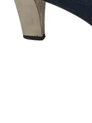 Vorschaubild 3 von Damen Pumps Gr. 38 Blau Elegant Wildleder Optik